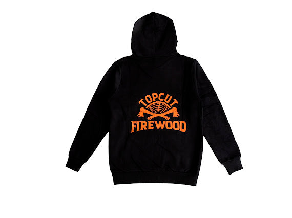 Top Cut Hoodie Black