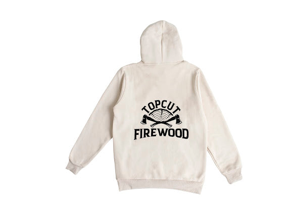 Top Cut Hoodie Bone